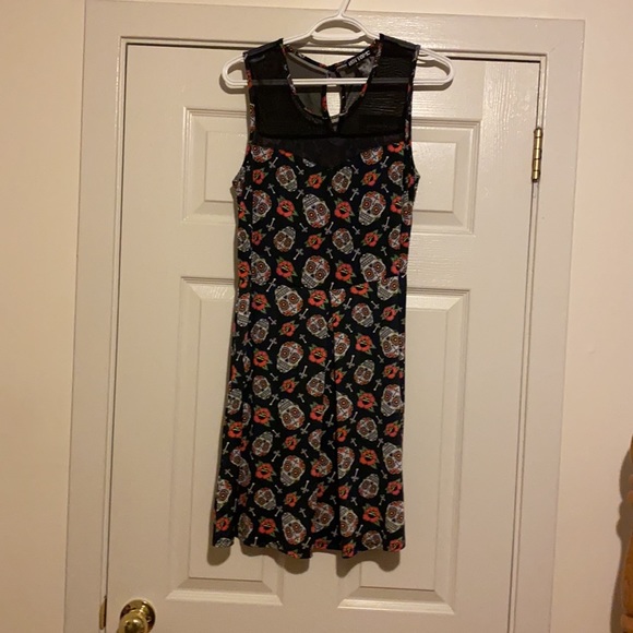 Hot topic | Gothic | Punk | Skull | Black Dress - Picture 2 of 2